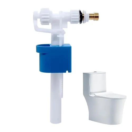 yotutun Schwimmerventil, Schwimmer, Toilettenspülventil, Universal-Füllventil, Anschlüsse G3/8 Zoll und G1/2 Zoll, Mechanismus, Spülung für Kunststoff und Keramikbehälter, Wassermenge verstellbar