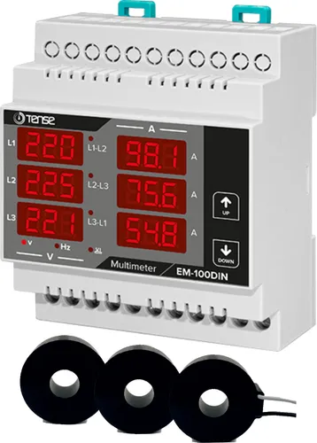 Produktbild Tense Elektronik EM-100DIN Einbaumessgerät