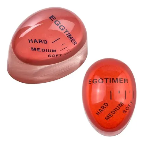 Eieruhr,2 PCS Egg-Timer Eieruhr zum Mitkochen Auswahl des Reifegrads von Eiern je Nach Farbwechsel Sichere Ungiftige Harz Eieruhr Sichere Ungiftige für Küche Kochen