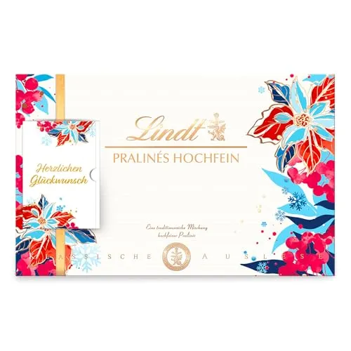 Lindt Hochfein Pralinen - 500g Pralinés mit 50 Sorten - Entdecken Sie die exquisite Vielfalt von 49 handverlesenen Lindt-Pralinés in 23 köstlichen Sorten. Ideal als luxuriöses Geschenk für besondere Anlässe, perfekt zum Teilen und Genießen!