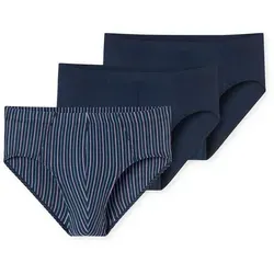 Schiesser Herren 3 Pack Unterwäsche Slips - Herren-Slips aus 95% Bio-Baumwolle mit weichem Bund für höchsten Tragekomfort und perfekten Sitz.