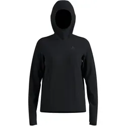 Odlo Essential Thermal Midlayer Laufshirt Damen - Schwarz, Größe L - Laufbekleidung für kühle Tage, mit thermischem Funktionsmaterial für optimale Wärmeisolierung und Atmungsaktivität. Ideal als Midlayer oder solo für maximalen Komfort.