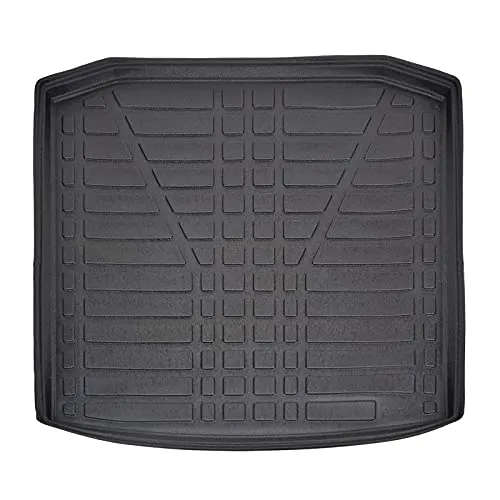 SCOUTT | Kofferraumwanne Laderaumwanne Kompatibel mit Octavia 4, Limousine ab 2019, mit Hoher Rand, Kofferraum-Schutzmatte, Geriffelt