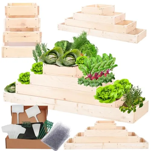 Modo24 Hochbeet Holz – Flexibles Kräuterbeet aus Kiefernholz für Garten und Balkon - Entdecken Sie das vielseitige Hochbeet aus FSC-zertifiziertem Kiefernholz. Ideal für Garten und Balkon, ermöglicht es ergonomisches Arbeiten und passt sich Ihren Bedürfnissen an.
