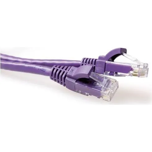 ACT Purple 20 meter U/UTP CAT6A patch cable snagless with RJ45 connectors (U/UTP, CAT6a, 20 m) (IB2320)
