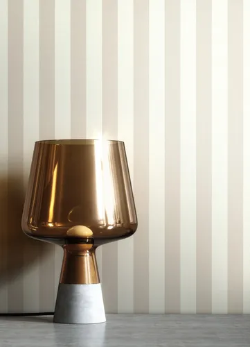 NEWROOM Tapete Beige Vliestapete Streifen von Newroom