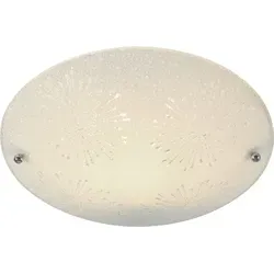 Deckenleuchte SNOW 10464 Ø25CM Metall + Glas - Weiß