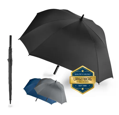 Langenberg Stockregenschirm LANGENBERG Stockschirm sturmfest [Ø130 cm Spannweite] Automatik, ☑ Windproof-Funktion