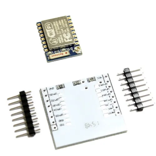 ESP-07 WLAN-Modul + Adapter-Board mit ESP8266, Antenne für Arduino, Raspberry Pi