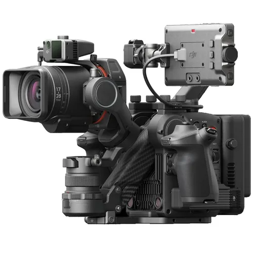 DJI Ronin 4D-8K Vollformat-Kinokamera - Professionelle Drohne mit 8K-Videoaufnahme, 4-Achsen-Stabilisierung und präzisem LiDAR-Fokus für atemberaubende Filmqualität und kreative Freiheit.