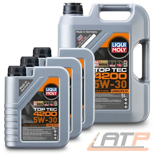 Liqui Moly Top Tec 4200 5W-30 Motoröl 8 Liter