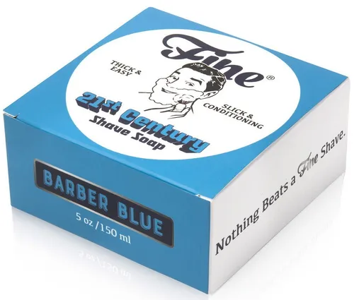 Fine Accoutrements Barber Blue Rasierseife 150ml made in Italy Talg pflegend