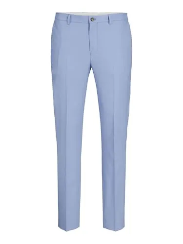 Jack & Jones Junior Anzughose JPRSOLARIS TROUSER NOOS JNR blau 152 - Modische Kinderhose in Chambray Blue, aus pflegeleichtem Stretchmaterial für optimalen Tragekomfort und Bewegungsfreiheit.