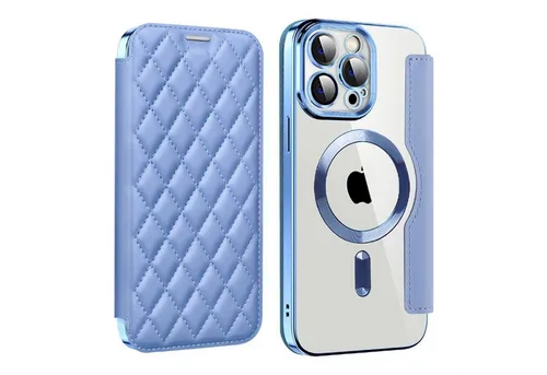 Wigento Handyhülle Für Apple iPhone 15 Pro Max 360 Grad Full MagSafe Anti Datenklau Hülle