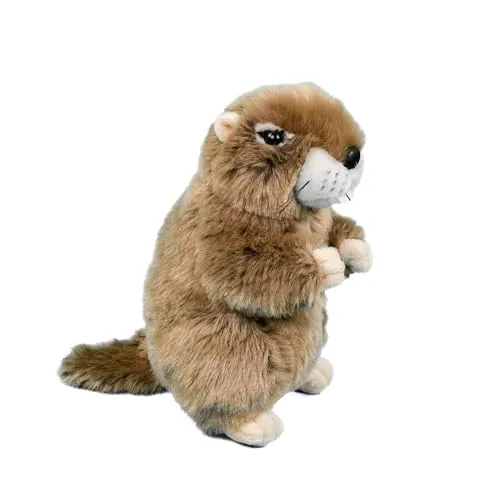 Teddys Rothenburg Kuscheltier Murmeltier 23 cm - Stoffmurmeltier aus kuschelweichem Plüsch, maschinenwaschbar bis 30°C – ideal zum Schmusen und Spielen für Kinder.