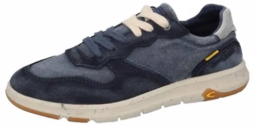 Camel Active Herren Sneaker in navy - Leder und Rauhleder-Kombination - Halbschuhe: Hochwertige Kombination aus Leder und Rauhleder für optimalen Tragekomfort und individuelle Schnürung. Ideal für stilbewusste Männer!