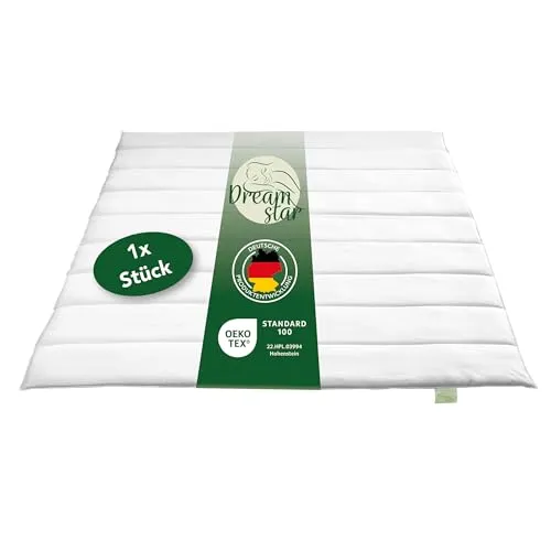 Dreamstar Eco 4-Jahreszeiten Bettdecke 135x200 cm | Waschbar & Allergikerfreundlich - Kuschelweiche Microfaser-Bettdecke mit daunenähnlicher Füllung für ganzjährigen Schlafkomfort. Hygienisch, waschbar bis 40°C und trocknergeeignet. Ideal für ein angenehmes Schlafklima.