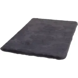 Schöner Wohnen Badteppich Bali, Anthrazit, rechteckig 67x110 cm - Badteppich in Anthrazit, rutschfest und für Fußbodenheizung geeignet – ideal für ein modernes Badezimmer.