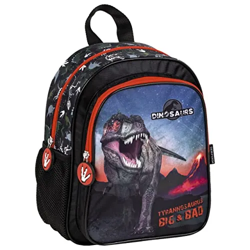 Derform Dinosaurier T-REX Kinder Rucksack 28 cm Kindergarten Tasche Dino Tyrannosaurus