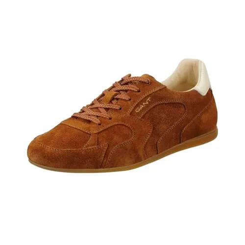 Gant Damen Sneaker Sperly in Cognac - Sportlich und Bequem - Elegante Damen Sneaker aus hochwertigem Leder in Größe 40. Ideal für den sportlichen Alltag, mit herausnehmbarer Innensohle und schnürbarem Design für optimalen Tragekomfort.