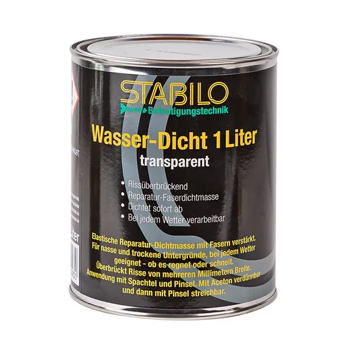 STABILO Wasser-Dicht 1 L – transparente Dichtmasse