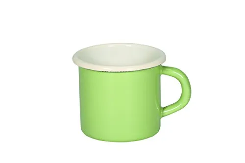 Karl Krüger 18PAG Becher Juist 8 cm/0,35 l, Emaille, grün