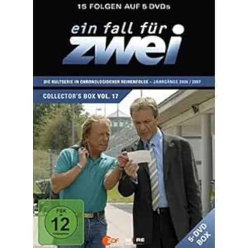 Ein Fall für Zwei - Collector's Box 17 [5 DVDs] - Sammlung der beliebten Krimiserie, perfekt für Fans von spannenden Ermittlungen und cleveren Lösungen, freigegeben ab 12 Jahren.
