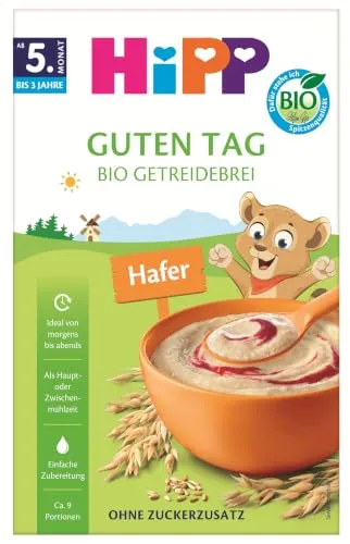 HiPP Guten Tag Bio Getreidebrei Hafer (7 x 200g) von HiPP