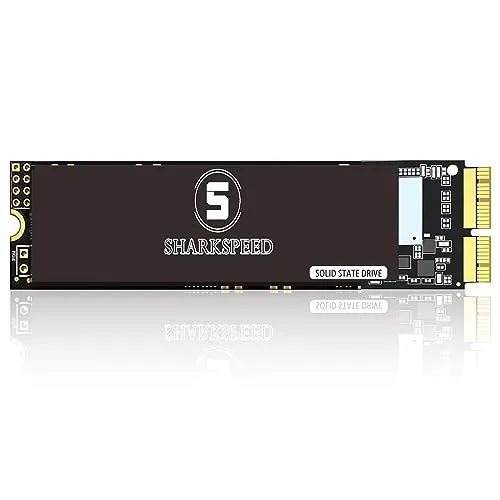 S SHARKSPEED SSD 512GB NVMe M.2 PCIe Gen3.0x4 Festplatte Intern Upgrade für MacBook Air A1465 A1466(2013-2015，2017), MacBook Pro A1502 A1398(Retina 2013-2015), iMac A1418 A1419(2013-2017)