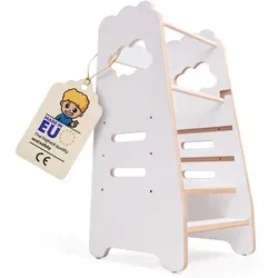 Montessori Lernturm Learning Tower für Kinder mit 3 Höhenstufen