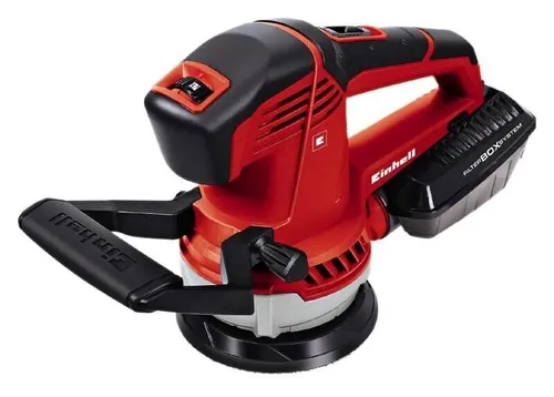Einhell Exzenterschleifer TE-RS 40 E - 125mm, 400 W mit aktiver Staubabsaugung und ergonomischem Softgrip für präzises Schleifen
