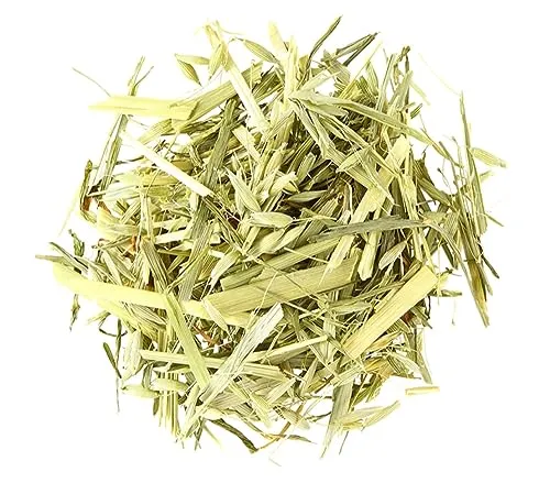 Dehner Nagersnack, Nagerfutter 100 % natürlich / rohfaserreich, für Kaninchen / Nager, Grüner Hafer, 6 x 75 g (450 g)