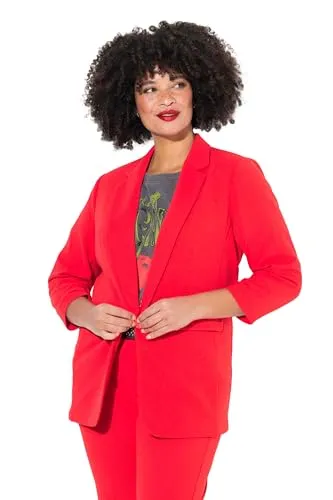 Angel of Style Blusenblazer Blazer offene Form Reverskragen Langarm