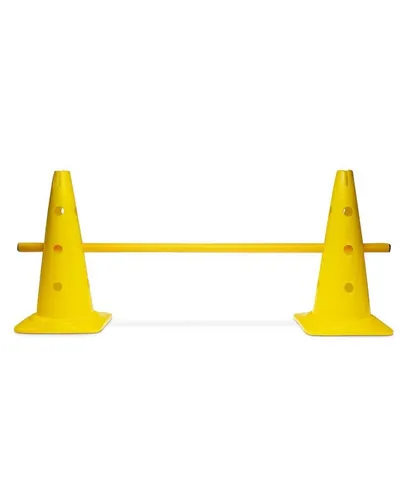 Superhund Hürde Kegelhürde 40 mit Stange 100 cm Farbe Gelb