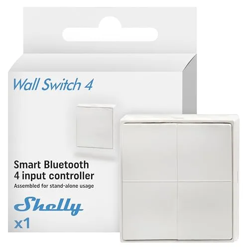 Shelly BLU Wall Switch 4 Stand-Alone