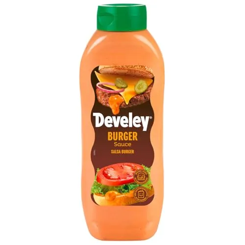 Develey Burger Sauce – Vegane Würzig-Cremige Sauce für Burger & mehr