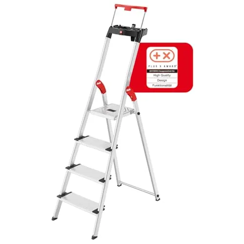 Hailo L85 ComfortLine Alu-Sicherheits-Stehleiter von Hailo
