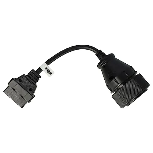 vhbw OBD2 Adapter OBD1 37Pin auf OBD2 16Pin kompatibel mit MAN LKW - 20 cm