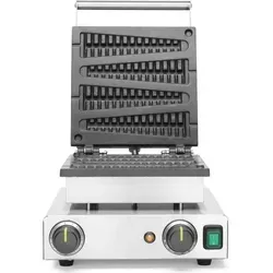 Waffeleisen ‚Lollipop’ von Hendi, 230V/1750W - Professionelles Waffeleisen für knusprige Lolliwaffeln, kompakte Größe und hohe Leistung für Gastronomie und Events.