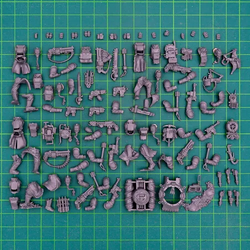 Warhammer 40.000 - Astra Militarum Krieg Combat Engineers - Tabletop Spiel mit 109 Plastikteilen und umfangreichem Transfer Sheet für individuelle Modellgestaltung. Ideal für Sammler und Spieler, die ihre Armee einzigartig machen möchten.