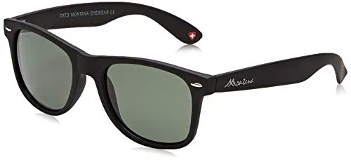 Sunoptic Unisex-Erwachsene Montana Sonnenbrille, Schwarz (Black/G15), 54