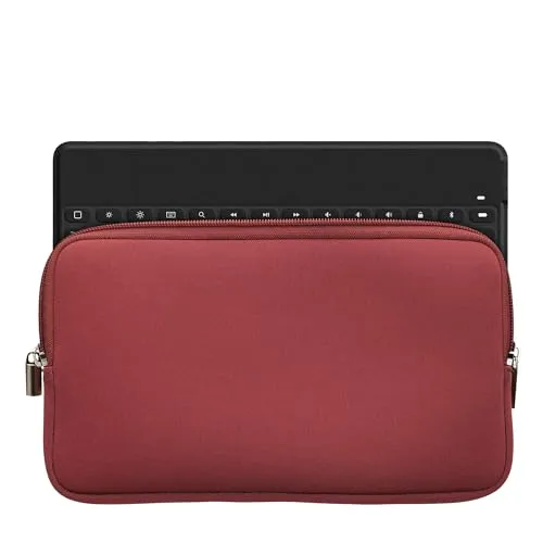 kwmobile Tastatur-Hülle kompatibel mit Logitech Keys-to-GO - Neopren Schutzhülle Case Tasche für Tastatur - Neoprentasche für Keyboard - Dark Rose