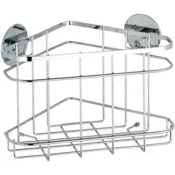 Duschregal aus Edelstahl - Badregal aus Edelstahl, platzsparend und ideal für kleine Duschen. Mit Static-Loc Befestigung für einfache Montage und stabiler Ablage für Seife und Shampoo.