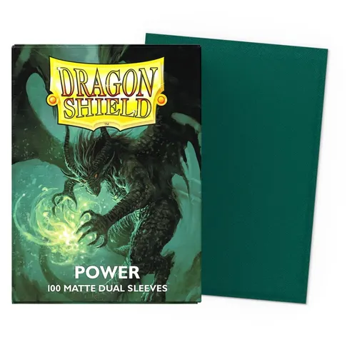 Dragon Shield Standard Size Dual Matte Sleeves (100) Power