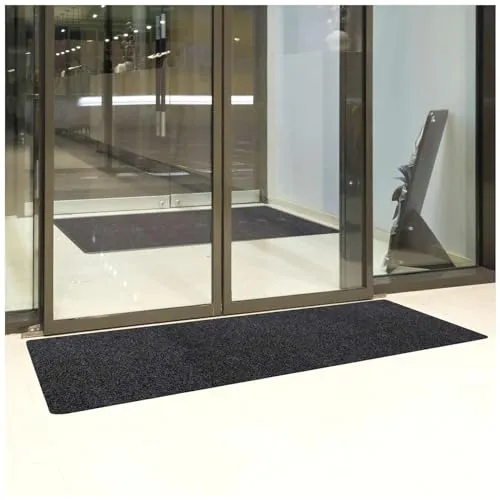 ANRO Fußmatte Schmutzfangmatte Türmatte Outdoor Fußabstreifer Türvorleger rutschfest Fussmatte Sauberlaufmatte Eingangsmatte Innen Außen Jumbo Anthrazit 80x120cm