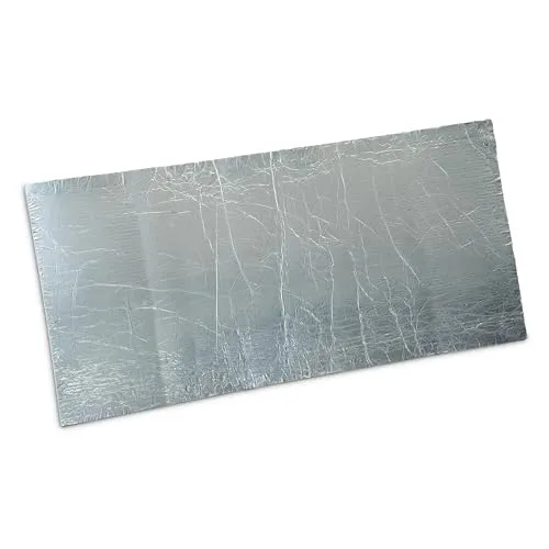 Feuerfest 123 - Keramikfasermatte Aluminium 1200x500x5 mm, Aluminiumsilikat, hitzebeständig bis 1.260 °C, Material Dichte 200 KG/m³, Isolierung für Kamine und Öfen