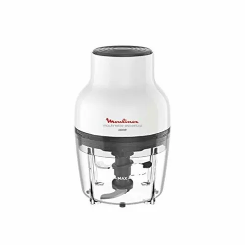 Moulinex Moulinette Essential DJ5201 - 3-in-1 Zerkleinerer, 300 W Leistung und 0,4 l Fassungsvermögen, mit Hochleistungsklingen für müheloses Mixen und Schneiden