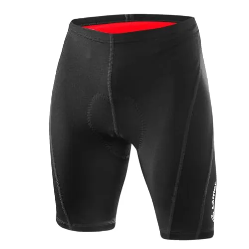 Löffler Bike Basic Herren Gel-Fahrradhose schwarz - 56 - Fahrradbekleidung mit elastischem, schnell trocknendem Material und schützendem transtex®-Futter für optimales Körperklima. Komfortables Gel-Sitzpolster für lange Fahrten.
