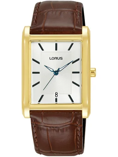 LORUS Damen Analog Quarz Uhr RH940RX9 - Armbanduhren für Damen mit robustem Edelstahlgehäuse und hochwertigem Lederarmband für maximalen Tragekomfort, 50 Meter wasserdicht.