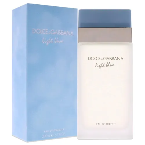 Dolce & Gabbana Light Blue Classic Eau de Toilette Spray (200 ml) - Damen Parfum mit frischem Duft, der sizilianische Zitrone und Apfel vereint. Ideal für Frauen, die einen eleganten und lebhaften Duft suchen.